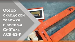 📦✨Обзор складской тележки с весами СибТаль ACR-ES-P