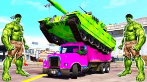 Халк на Грузовике Перевозить Транспортное Средство Мотоциклы Самолет Вертолет Лодка Танк для Детей