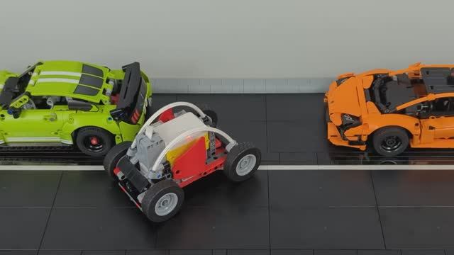 Parking LEGO Cars in Small Spot | Паркуйте машинки LEGO в небольших местах смотреть онлайн