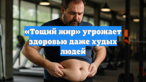 «Тощий жир» угрожает здоровью даже худых людей
