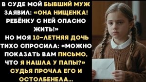 ИСТОРИЯ ИЗ ЖИЗНИ/Она не сможет содержать ребёнка, с ней дочке будет опасно,- заявил муж в суде