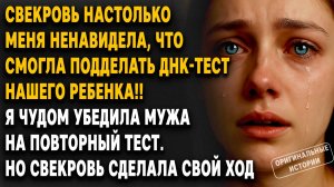 МАТЬ моего мужа ПОДДЕЛАЛА ДНК-тест, чтобы РАЗРУШИТЬ нашу семью. Слушать аудиорассказы