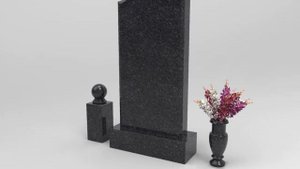 Памятники из Габбро-диабаза из гранита Багама Блю