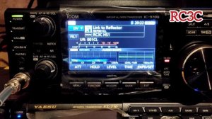 Dstar QSO with dn9nak in ref001c reflector