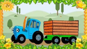 Синий трактор. Животные.