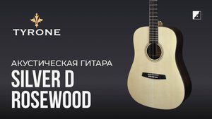 Акустическую гитара Tyrone Silver D Rosewood