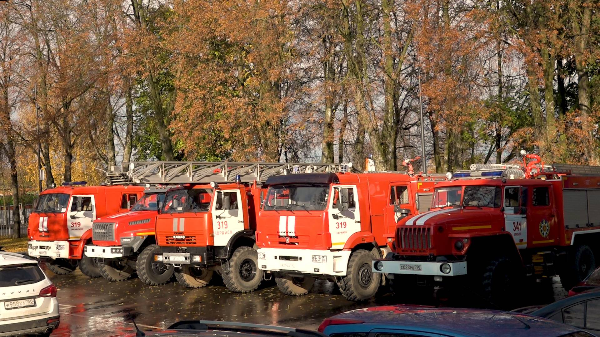 Зарайской пожарно-спасательной части №319 — ровно 20! смотреть онлайн