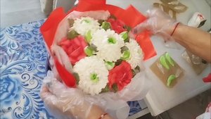 Сборка зефирного букета! 🌺