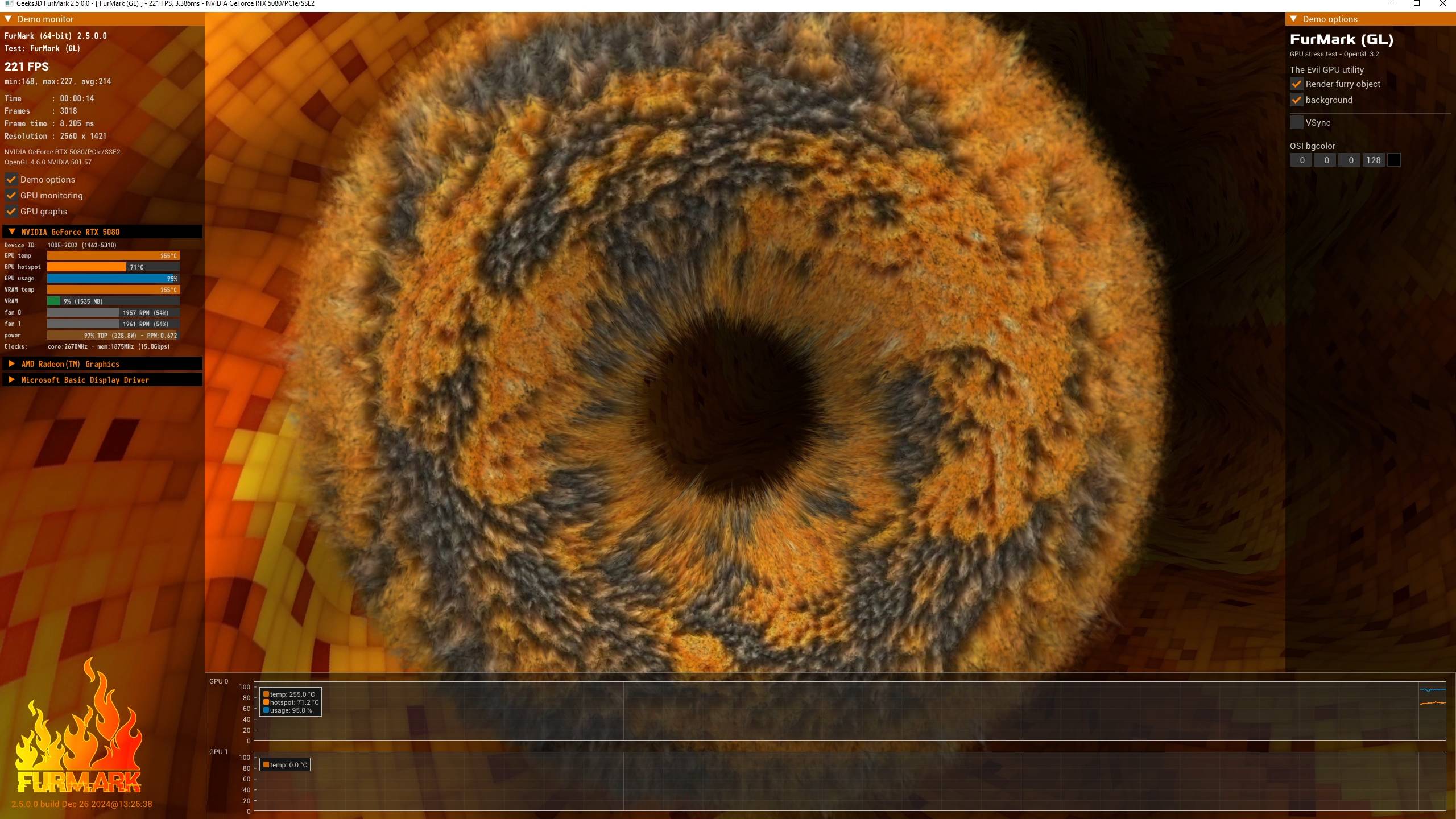FurMark 2 х64 - как работает утилита для тестирования видеокарты