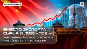 Вместо экспорта сырья и лозунгов — внутренний спрос и роботы: Китай даёт урок России