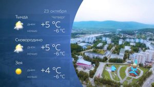 Прогноз погоды на 23.10.2025