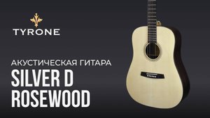 Акустическую гитара Tyrone Silver D Rosewood