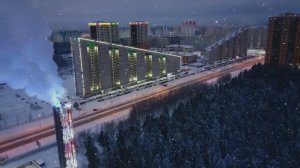 Сургут с высоты. Январь 2021.