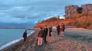 А у нас сегодня хорошее настроение. Сходили на море.