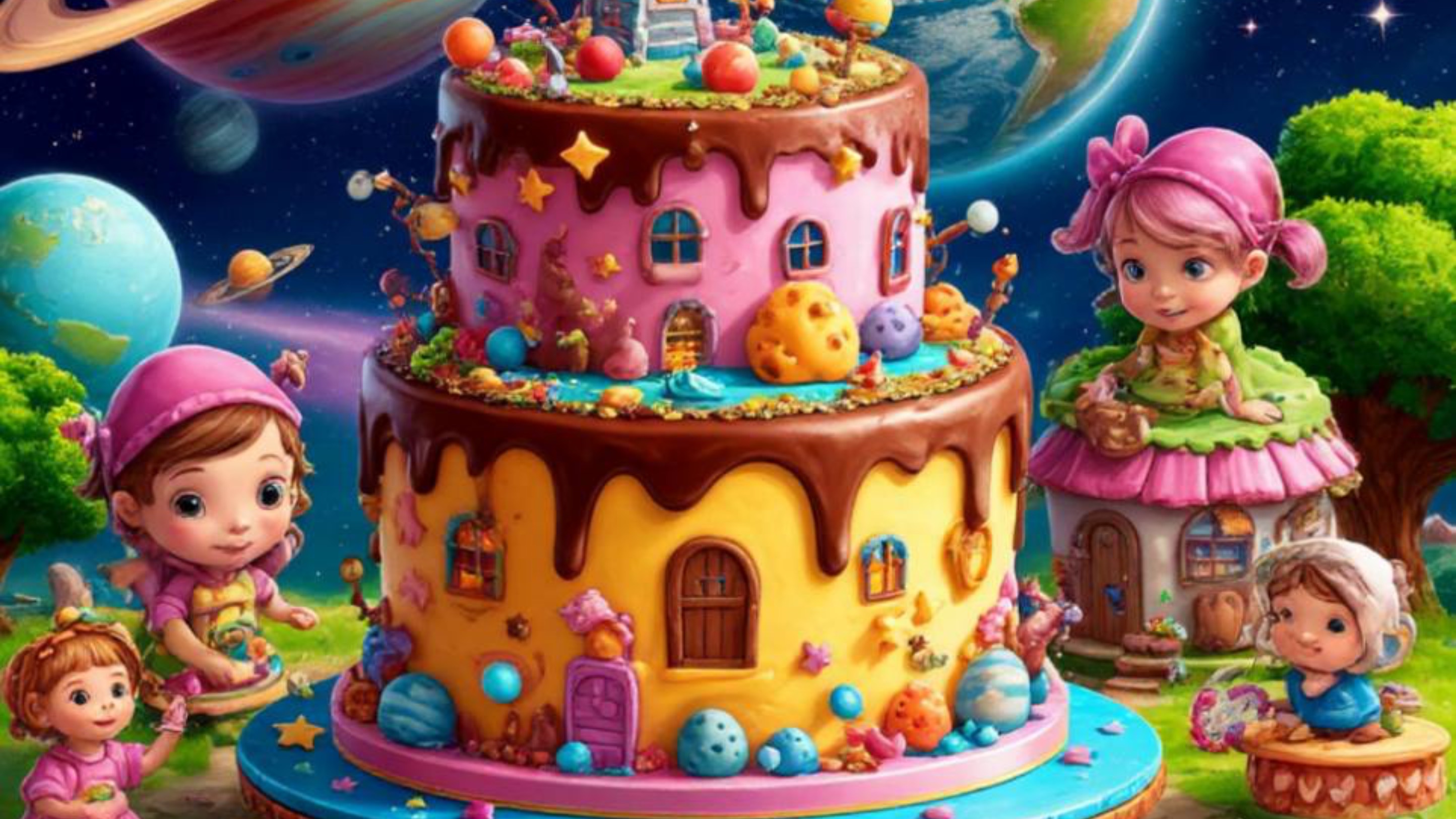 Сказка для детей Космический Торт смотреть онлайн