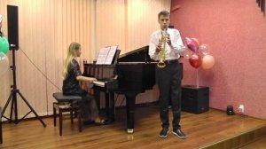 Елизавета Фокина и Илья Хабазашвили - Артур Бенджамин "Концерт для гобоя с оркестром с-moll" 1 часть