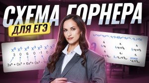 СХЕМА ГОРНЕРА ДЛЯ ЕГЭ по профильной математике | Умскул