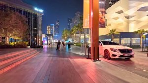 Ночная прогулка по набережной в Дубае: сияние и энергия 2025 🏙️✨