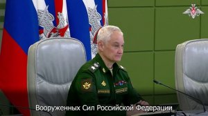 Доклады министра обороны РФ и Начальника Генштаба ВС РФ о начале Тренировки