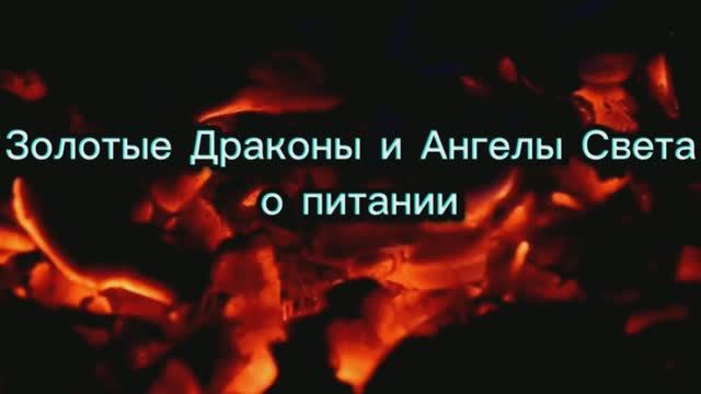 Золотые Драконы и Ангелы Света о питании 13.09.2025г (138 Послание)