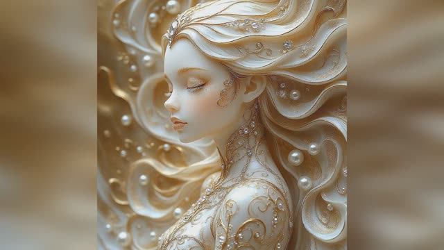 Переплетения стекла, кристаллов и жемчуга с женскими образами – завораживающая магия
