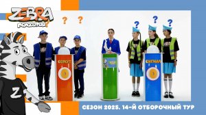 Полосатая зебра. Сезон 2025. 14-й отборочный тур.