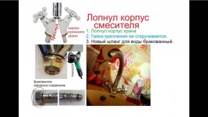 Треснул корпус кухонного смесителя