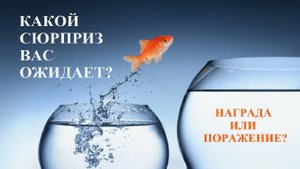 КАКОЙ СЮРПРИЗ ВАС ОЖИДАЕТ? ВЫ ЭТО ЗАСЛУЖИЛИ ИЛИ РАЗРЕШИЛИ ЭТОМУ БЫТЬ?