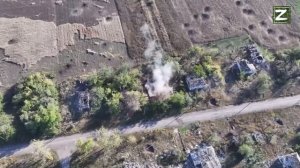 Кадры освобождения Ленино (Молодецкого) на фланге Покровска.