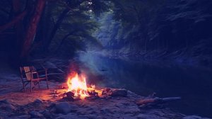 Усыпляющая Музыка для Сна. Звуки Костра и Леса