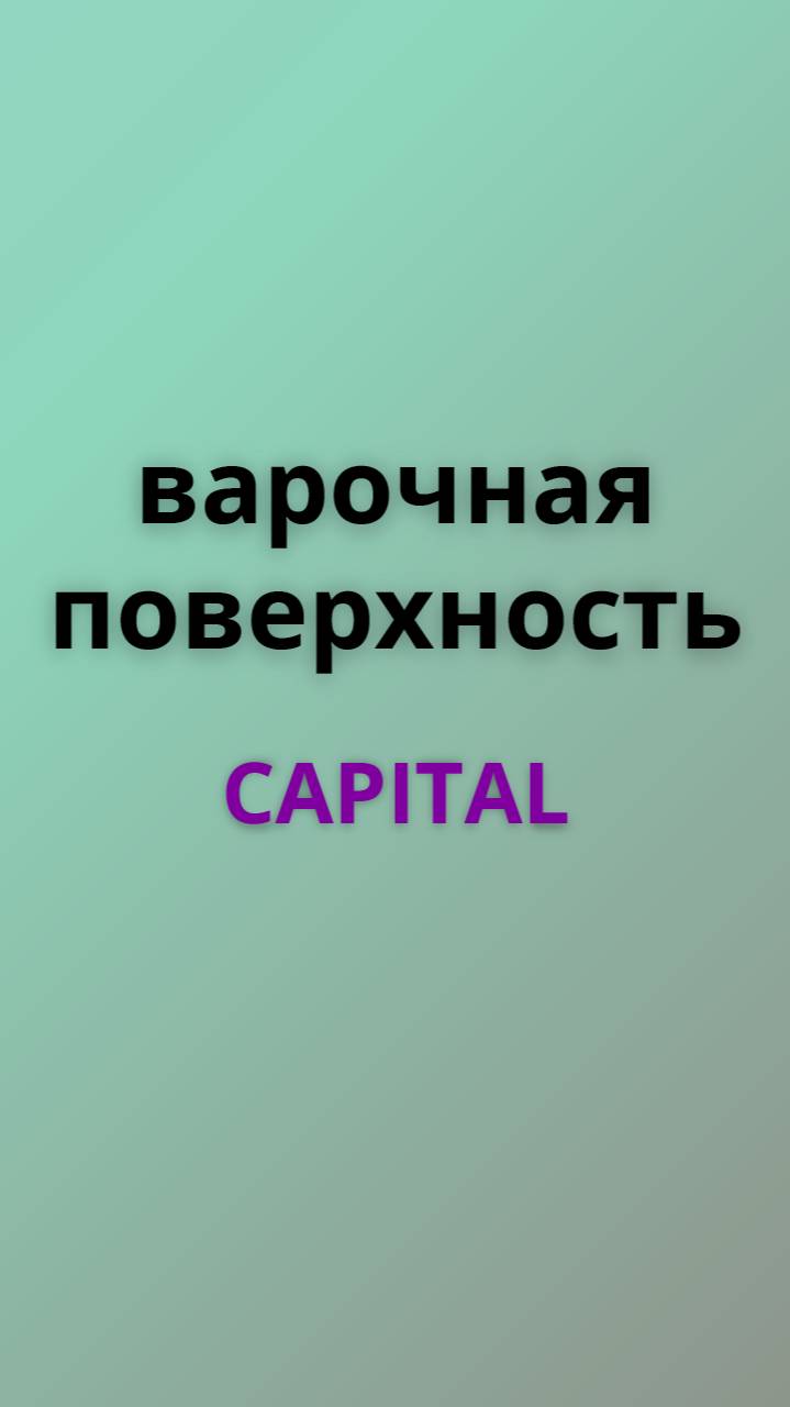Capital варочная поверхность