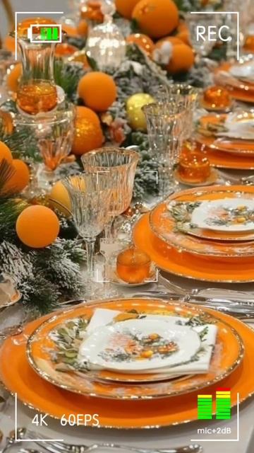 Праздничная сервировка на каждый день 🎉