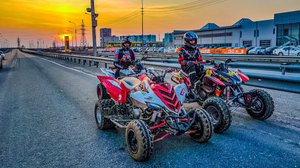 Прохват по лесу на Yamaha Raptor 700
