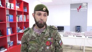 Участник СВО Азнаур Алиев встретился со школьниками села им. Коста Хетагурова