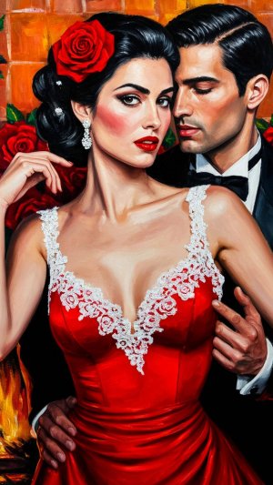 Танго Огня. Фантазия на прекрасную песню в исполнении Милы Бирфир.