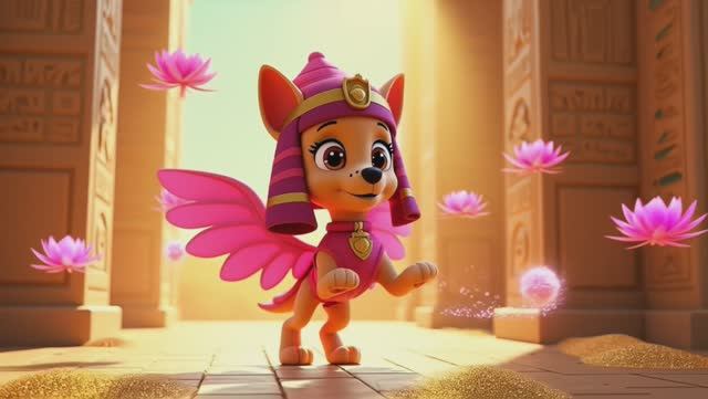 Щенячий патруль, Скай, Маршал, Эверест, Гончик, Крепышь и Зума стали Египтянами, Для детей