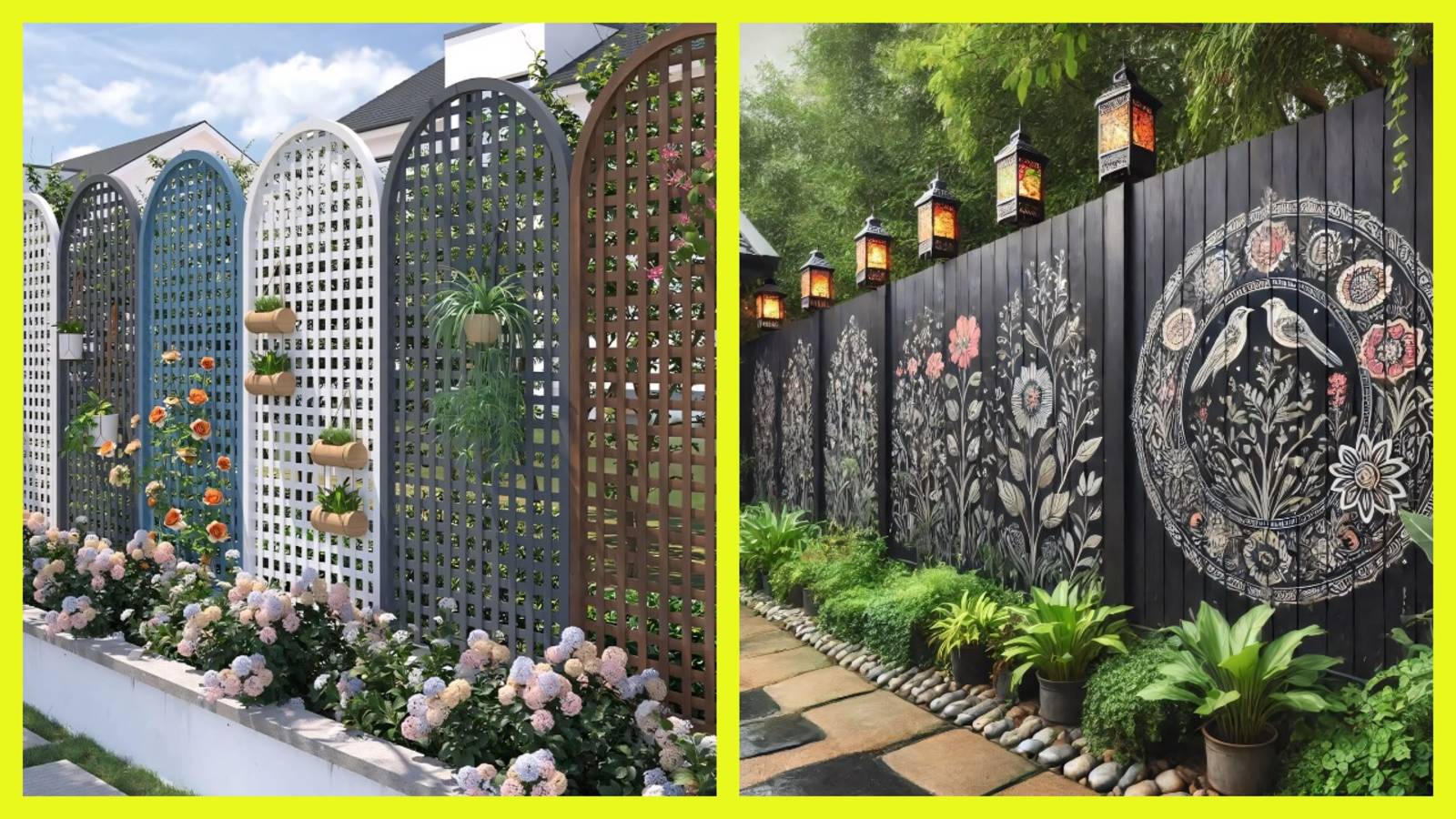 Красивые заборы, радующие глаз: Гармония стиля и материалов 🏡