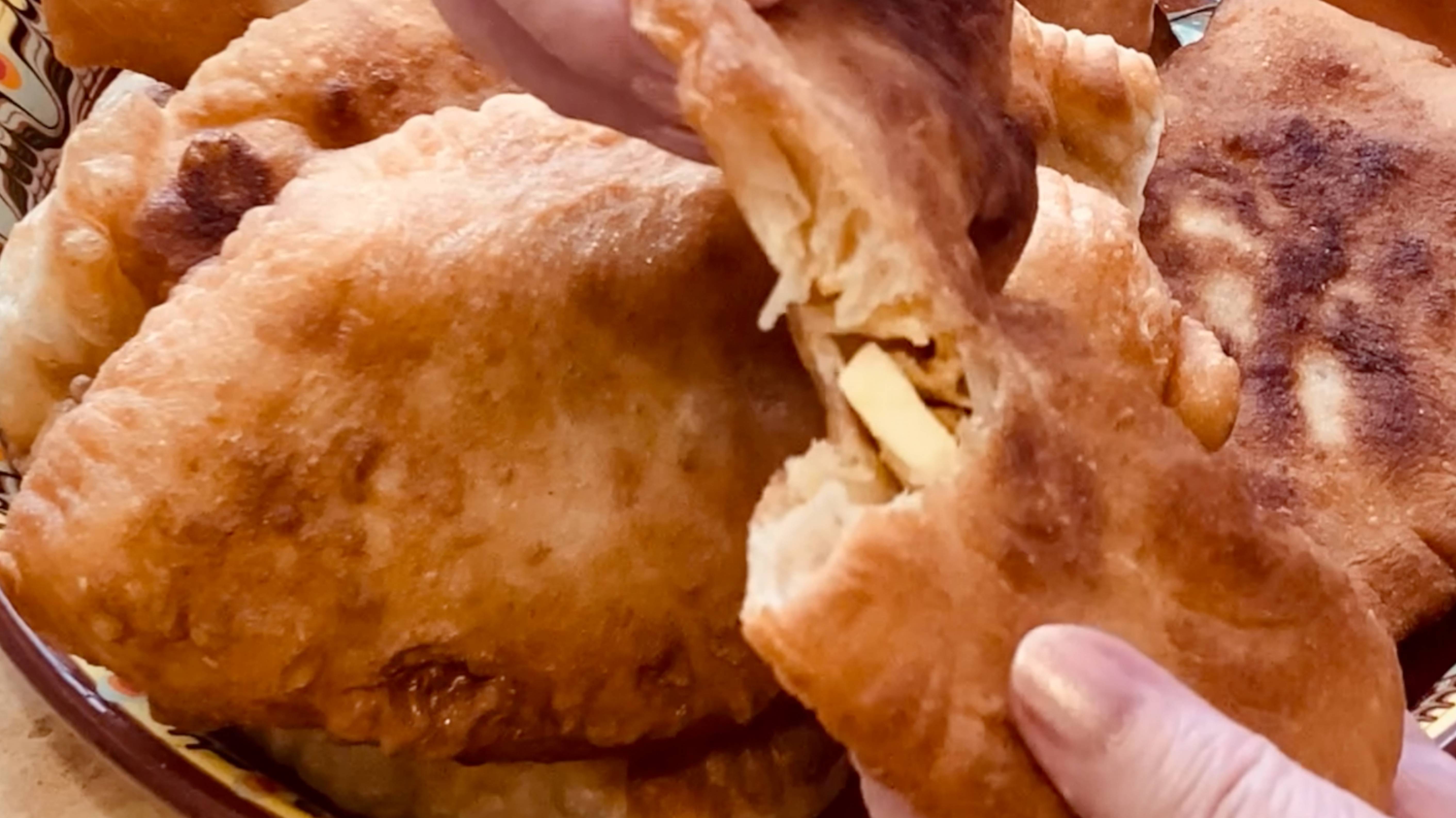 Пирожки на закваске с капустои