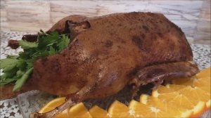 Утка запеченная в духовке с яблоками. СЕКРЕТ В МАРИНАДЕ