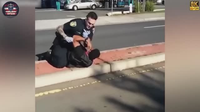 Самые безумные моменты: полицейские сталкиваются с самыми опасными преступниками #3 смотреть онлайн