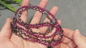 Обновленная лягушка, россыпи рубинов и о просмотрах #рубин #переделка #collar #идеиукрашений