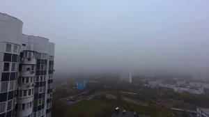 Московское туманное утро. ВСЕМ ЗДОРОВЬЯ!