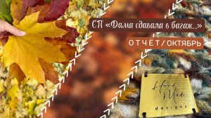 СП «Дама сдавала в багаж…»/Отчет за ОКТЯБРЬ/#свой_клубок