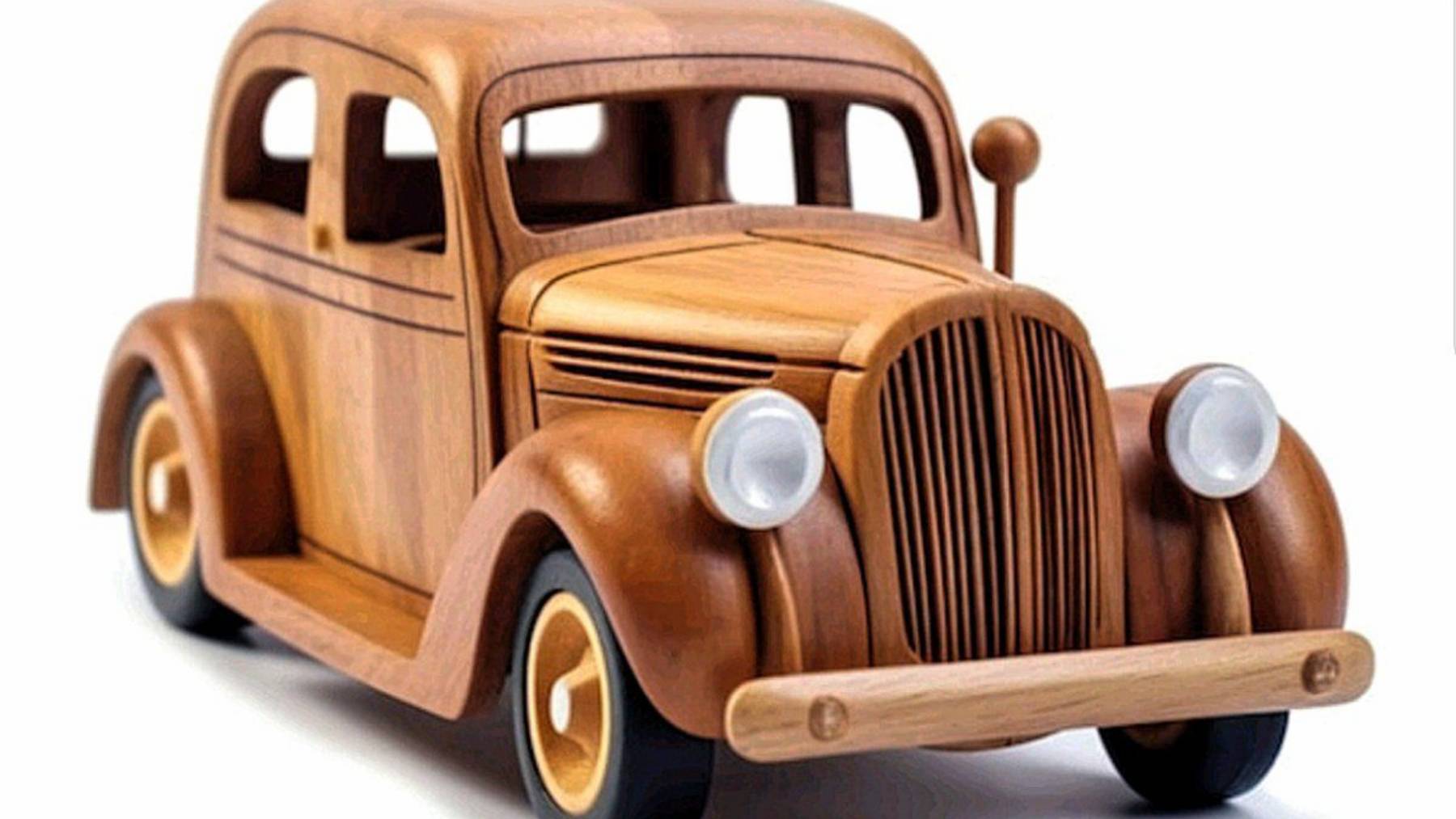 Красивые поделки из дерева. Автомобили смотреть онлайн
