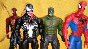 Игрушки Интерактивные Мстители Марвел.Суперлиги.Халк Паук.Веном.Человек-паук.Игрушки для детей