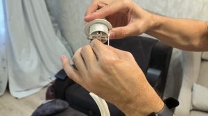 Замена патрона в торшере(люстре) Подключение патрона с самозажимными контактами.