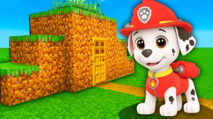 Я ВСТРЕТИЛ МАЛЕНЬКОГО МАРШАЛА И ПОСТРОИЛ ЕМУ КРУТОЙ ДОМ В МАЙНКРАФТЕ