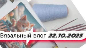 1️⃣3️⃣Вязальный влог  22/10/25 новые процессы, покупки, готовые работы продвижения, проектные сумки