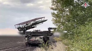 Боевая работа расчета «Бук-М3» группировки войск «Центр»