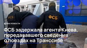 ФСБ задержала агента Киева, передававшего сведения о поездах на Транссибе